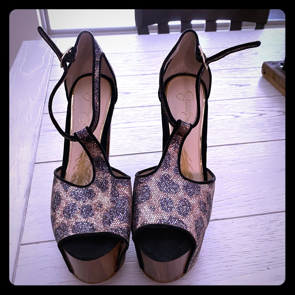 Steve Madden Wood Platform Sandals
